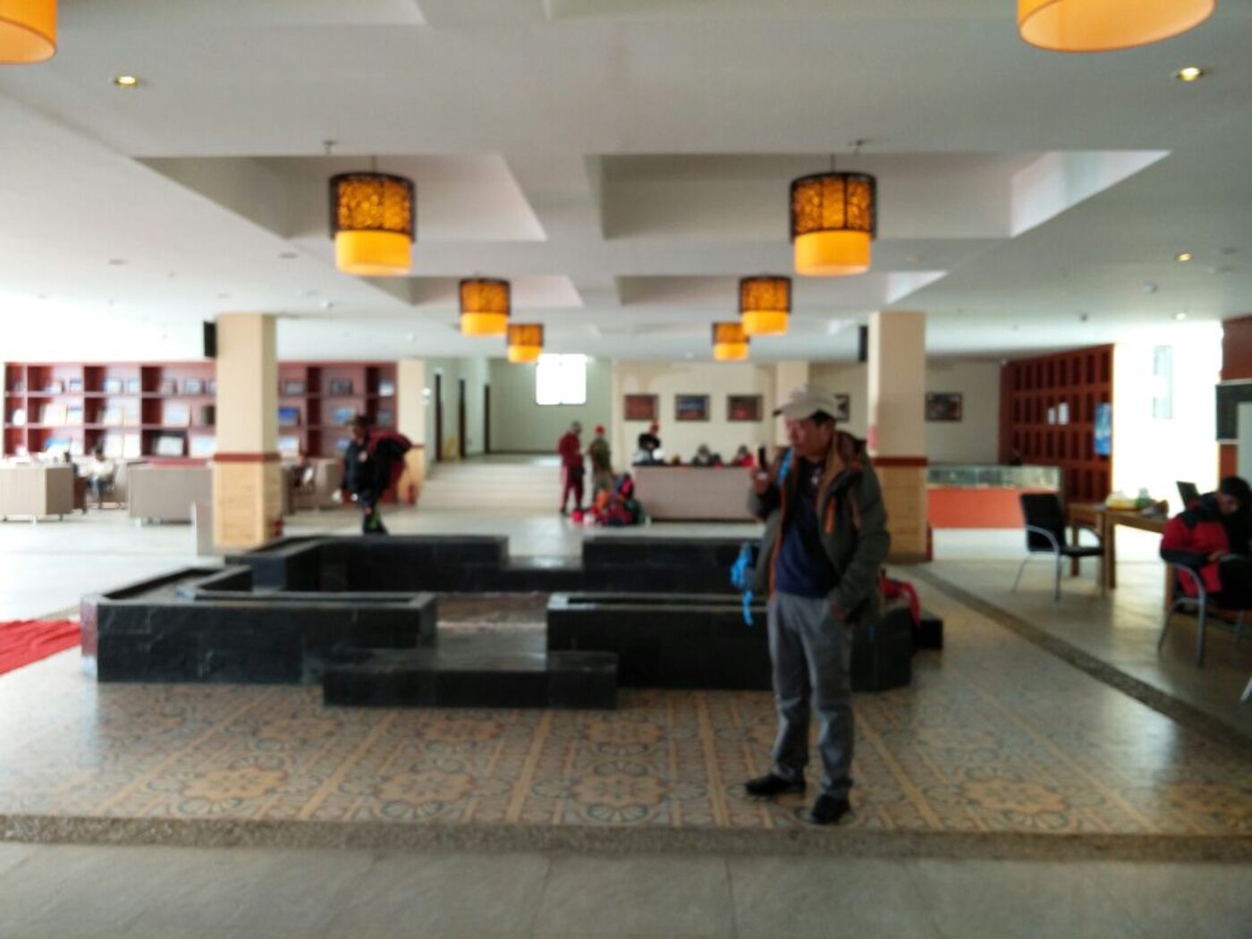 Darchen hotel lobby